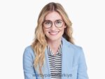 Warby Parker abe N8ZXX858 cilalı altın ile fırçalanmış mürekkep gözlük - Image 3