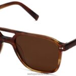 Warby Parker ağzına kadar dolu N8ZXX8590 siyah ceviz gözlük