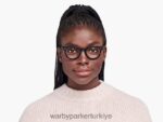 Warby Parker ainsley N8ZXX8545 Jet Siyahı gözlük - Image 3