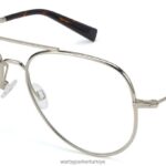 Warby Parker akıncı N8ZXX8486 cilalı gümüş gözlük