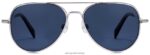 Warby Parker akıncı N8ZXX8666 cilalı gümüş gözlük - Image 4