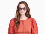 Warby Parker akıncı N8ZXX8669 cilalı altın ile fırçalanmış mürekkep gözlük - Image 2