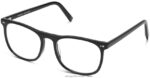 Warby Parker alvin N8ZXX8189 Jet Siyahı gözlük
