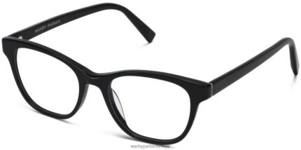 Warby Parker amelia N8ZXX8328 Jet Siyahı gözlük