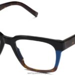 Warby Parker andre N8ZXX8498 çizgili mürekkep hokkası gözlük