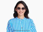 Warby Parker Aniyah N8ZXX8855 cilalı altın gözlük - Image 3