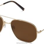Warby Parker aram N8ZXX8665 cilalı altın gözlük