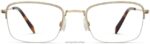 Warby Parker Armando N8ZXX852 cilalı altın gözlük - Image 3