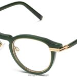 Warby Parker arti N8ZXX8248 cilalı altın ile poblano gözlük
