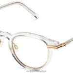 Warby Parker arti N8ZXX8249 cilalı altın ile kristal gözlük