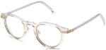 Warby Parker arti N8ZXX8249 cilalı altın ile kristal gözlük