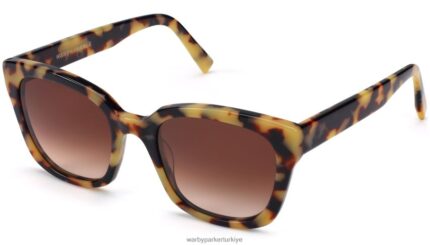 Warby Parker Aubrey N8ZXX8849 badem ezmesi kaplumbağa gözlük