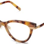 Warby Parker Aurelia N8ZXX8351 cilalı altın ile kerpiç kaplumbağa gözlük