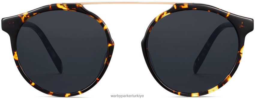 Warby Parker bakır N8ZXX8771 cilalı altın ile siyah meşe kaplumbağa gözlük - Image 4