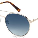 Warby Parker balıkçı N8ZXX8767 cilalı altın gözlük