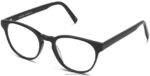 Warby Parker balina avcılığı N8ZXX866 Jet Siyahı gözlük