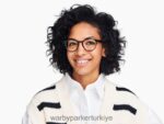 Warby Parker balina avcılığı N8ZXX866 Jet Siyahı gözlük - Image 3