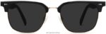 Warby Parker bard N8ZXX8683 cilalı altın ile jet siyahı gözlük - Image 4