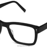 Warby Parker bataklıklar N8ZXX8154 Jet Siyahı gözlük