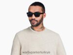 Warby Parker bataklıklar N8ZXX8643 Jet Siyahı gözlük - Image 2