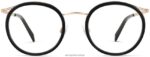 Warby Parker Bergen N8ZXX8455 cilalı altın ile jet siyahı gözlük - Image 4