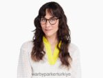 Warby Parker bromley N8ZXX8253 siyah ceviz gözlük - Image 3