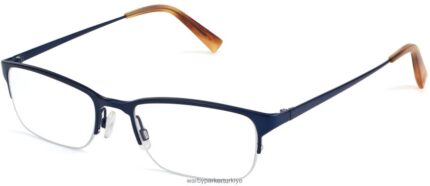 Warby Parker caldwell N8ZXX8393 fırçalanmış donanma gözlük