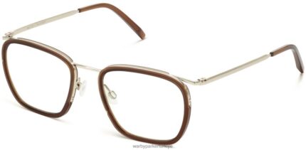 Warby Parker Callen N8ZXX8403 riesling ile kakao kristali gözlük