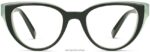 Warby Parker Camila N8ZXX8339 Mayorka naneli orman yeşili gözlük - Image 4