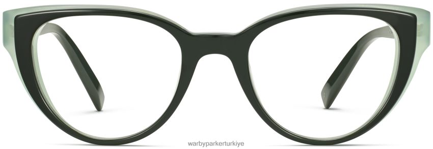 Warby Parker Camila N8ZXX8339 Mayorka naneli orman yeşili gözlük - Image 4