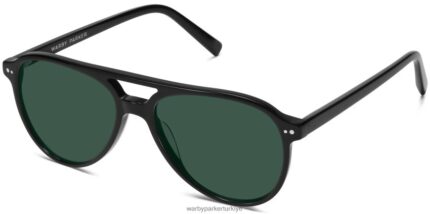 Warby Parker cesur N8ZXX8734 Jet Siyahı gözlük