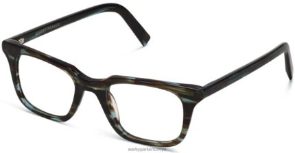 Warby Parker Clark N8ZXX8309 mavi mermer gözlük