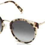 Warby Parker cleo N8ZXX8911 riesling ile inci kaplumbağa gözlük