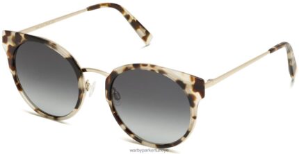 Warby Parker cleo N8ZXX8911 riesling ile inci kaplumbağa gözlük