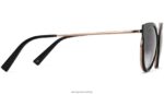 Warby Parker cleo N8ZXX8912 gül altın ile jet siyahı gözlük - Image 4