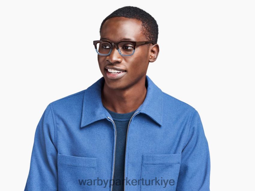 Warby Parker connor N8ZXX8108 doğu mavi kuşu soluyor gözlük - Image 3