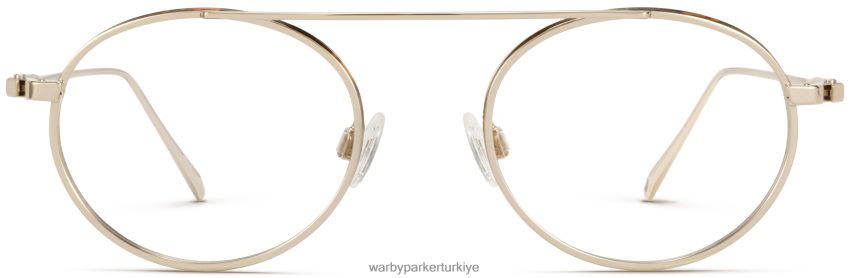 Warby Parker corwin N8ZXX8223 mat viski kaplumbağası ile parlatılmış altın gözlük - Image 4