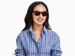 Warby Parker Cowley N8ZXX8738 çizgili sassafralar gözlük - Image 3