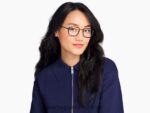 Warby Parker Dante N8ZXX8407 fırçalanmış mürekkepli giriş kristali gözlük - Image 2
