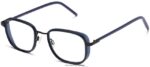Warby Parker Dante N8ZXX8407 fırçalanmış mürekkepli giriş kristali gözlük