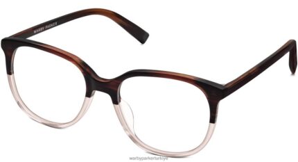 Warby Parker defne N8ZXX8588 çay gülü soluyor gözlük