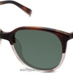 Warby Parker defne N8ZXX8913 çay gülü soluyor gözlük