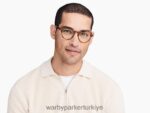 Warby Parker Denby N8ZXX8261 çizgili affogato gözlük - Image 2