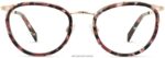 Warby Parker Dinah N8ZXX8565 cilalı altın ile menekşe kuvars kristali gözlük - Image 3
