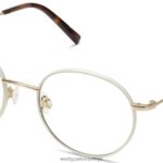 Warby Parker Duncan N8ZXX828 cilalı altın ile beyaz yeşim gözlük