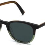 Warby Parker durand N8ZXX8631 yeşil garnet soluyor gözlük