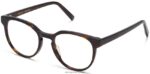 Warby Parker dürüst N8ZXX8416 konyak kaplumbağası gözlük