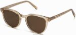 Warby Parker dürüst N8ZXX8720 küçük hindistan cevizi kristali gözlük