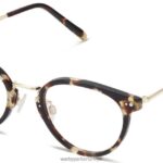 Warby Parker elina N8ZXX8559 cilalı altın ile trüf kaplumbağası gözlük