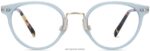 Warby Parker elina N8ZXX8560 cilalı altın ile mavi agav gözlük - Image 3